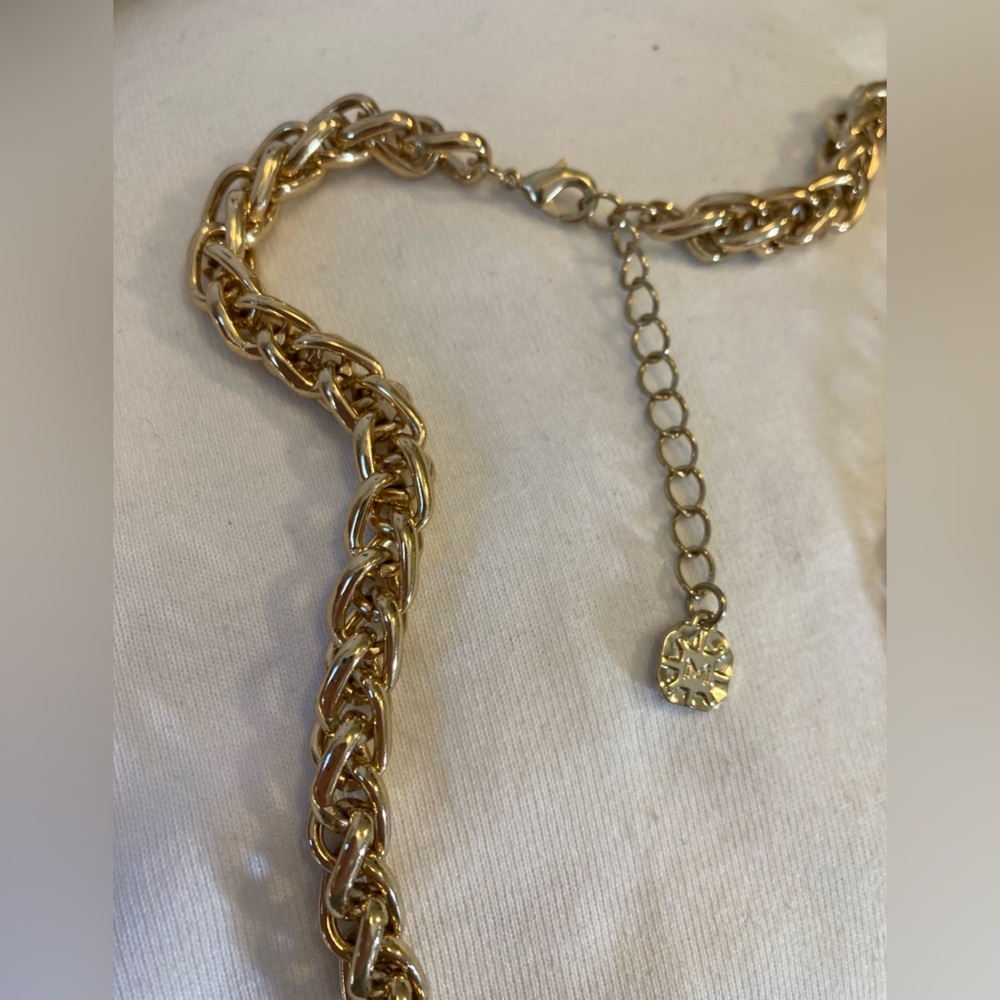 Monet Chunky Rope Chain Statement Necklace - Picture 4 of 6